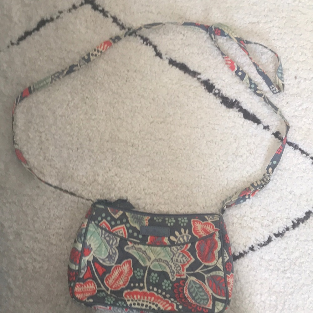 Floral Vera Bradley cross body purse